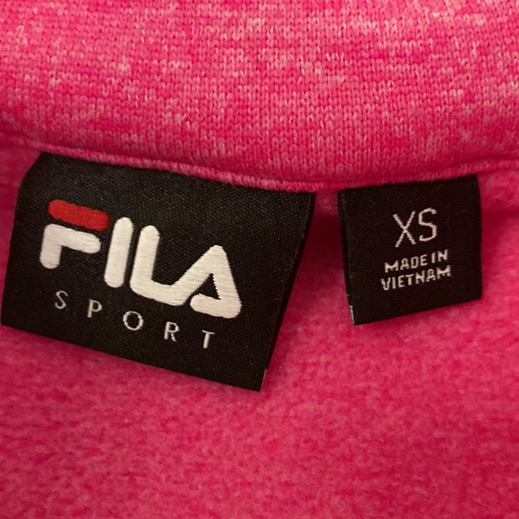 Fila Sport Pink Running Athletic Hoodie NEW - Picture 2 of 5